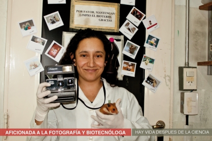 Aficionada a la fotografiacutea y Biotecnoacuteloga