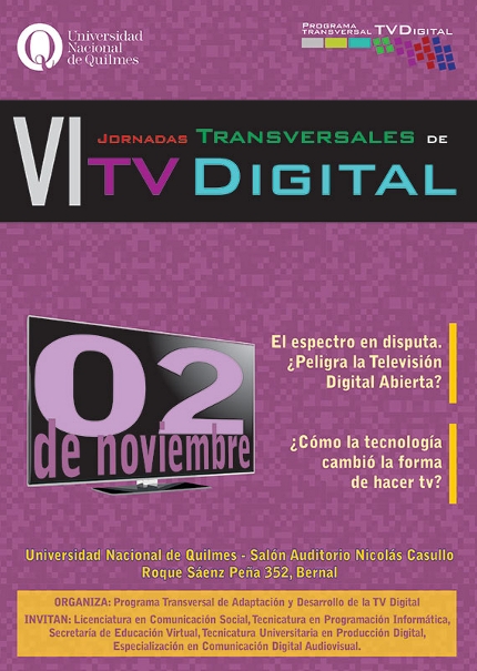 VI Jornadas Transversales de TV Digital