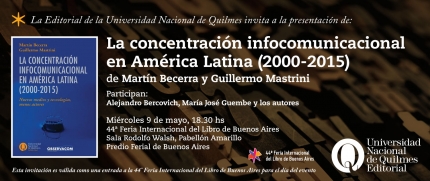 La concentracin infocomunicacional en Amrica Latina 2000-2015