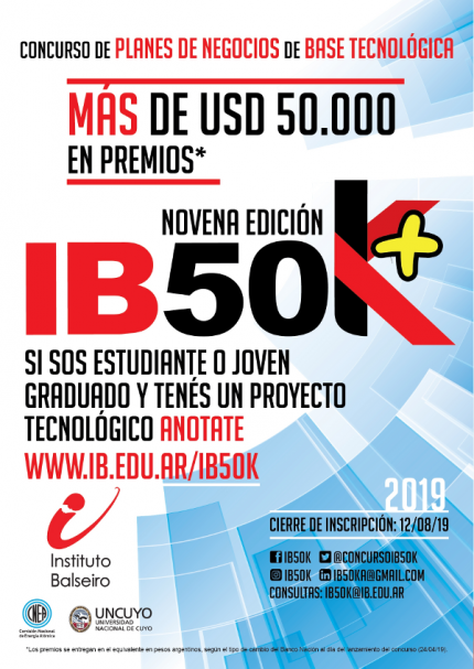 Concurso de planes de negocios de base tecnologica ib50k