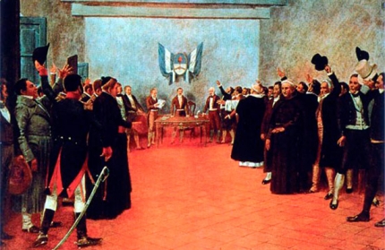 Congreso de Tucumaacuten por Francisco Fortuny