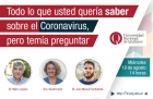 Charla Todo lo que usted quera saber sobre el Coronavirus pero tema preguntar