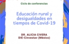 ACTIVIDAD CANCELADA Conferencia Educacin rural y desigualdades en tiempos de Covid-19