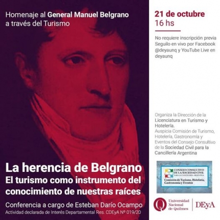 Homenaje al General Manuel Belgrano a traveacutes del turismo