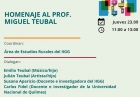 Homenaje al economista Miguel Teubal