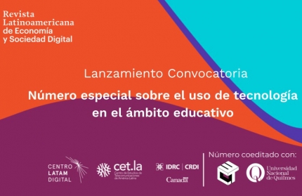 Convocatoria Revista Latinoamericana de Economiacutea y Sociedad Digital