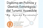 Diploma de extensin en Poltica y gestin estratgica del turismo accesible Mg gueda Fernndez