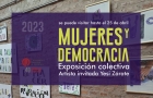 Exposicin de pancartas Mujeres y democracia