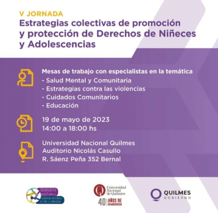 Jornada Estrategias colectivas de promocin y proteccin de derechos de nieces y adolescencias