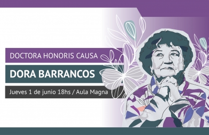 Dora Barrancos recibiraacute el Doctorado Honoris Causa de la UNQ