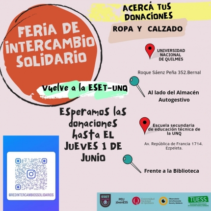 Feria de Intercambio Solidario de la ESET-UNQ