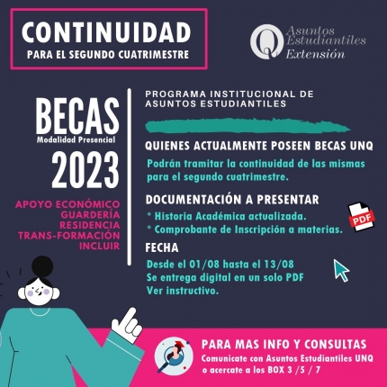 Continuidad Becas UNQ